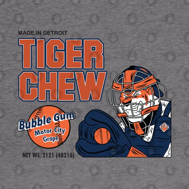 Tiger Chew Bubblegum by DeepDiveThreads